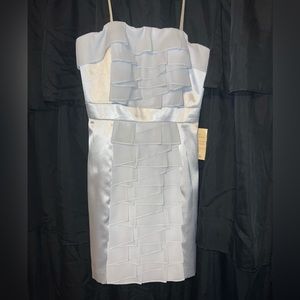 Silver formal dress